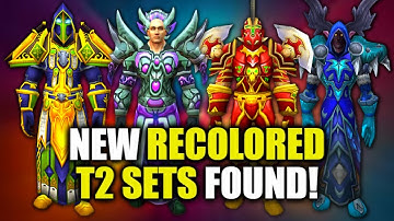 New Recolored Versions Of T2 Sets Added To The Game?! WoW Dragonflight | Patch 10.2.6