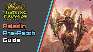 Famous Paladin Pre-Patch Guide - World of Warcraft: Burning Crusade Classic Profile