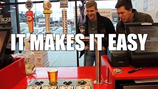 Five Guys Restaurant Bottoms Up Testimonial - It Makes it Easy to Sell Beers