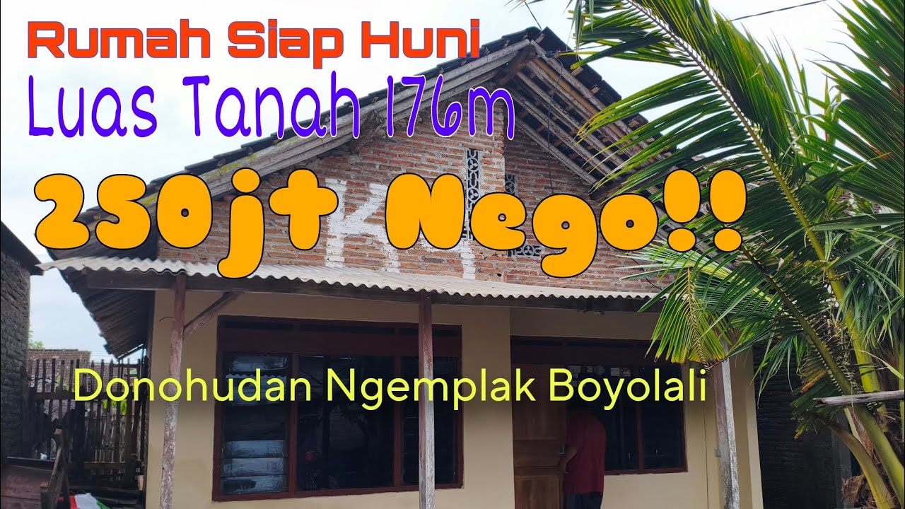RUMAH SIAP HUNI LUAS 176M Donohudan Ngemplak Boyolali