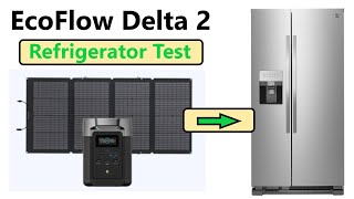EcoFlow Delta 2 Refrigerator Test with EcoFlow 220 Watt Solar Panel screenshot 5