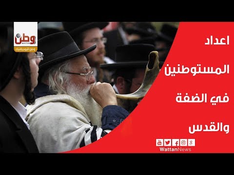 اعداد المستوطنين في الضفة والقدس