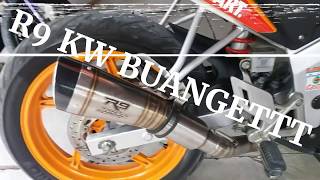 Test sound r9 h2 kw for cbr150 cbu (cbr150 thailand) suara pecah banget