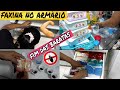 FAXINA no armário da COZINHA +mistura caseira | fim das baratas por CASA LIMPA