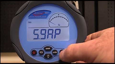 Additel 681 Data Logging Setup