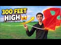 Longest Tail Kite Flying _300 Feet !!