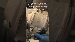 Oil cooler removal Perkins 4.236 #boat #ship #diy #yacht