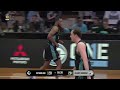 NBL1 action: Sutherland's Jason Spurgin vs Newcastle/Albury