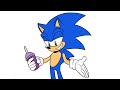 Sonic tries the Grimace Shake | Animation