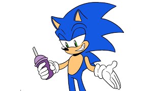 Sonic tries the Grimace Shake | Animation