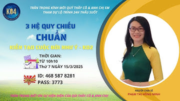 Công thức cội nguồn cuộc sống - 24h Thấu suốt 3 hệ quy chiếu K02