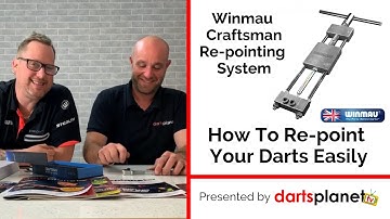HOW TO REPOINT YOUR DARTS EASILY -  WINMAU CRAFTSMAN RE-POINTING SYSTEM // GIFTED