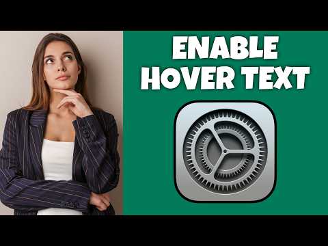 How To Enable Hover Text On iPhone | Step By Step Guide - iPhone Tutorial