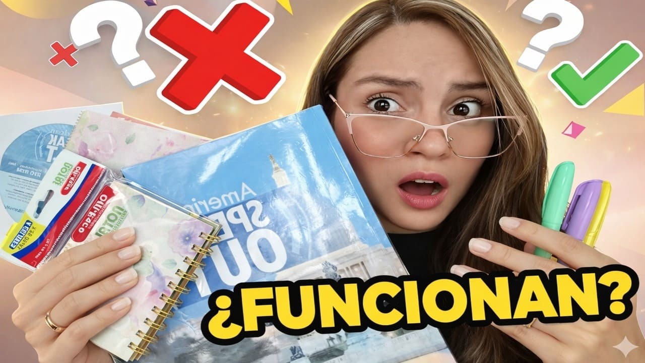 Compré estas cosas para aprender inglés… ¿FUNCIONAN o SON UN FRAUDE? 😳📚