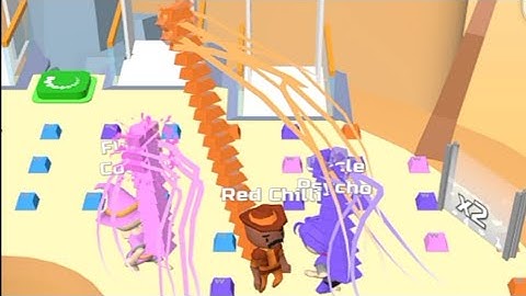 Bridge Race | gameplay walkthrough part 6 | Red Chilli | android iOS