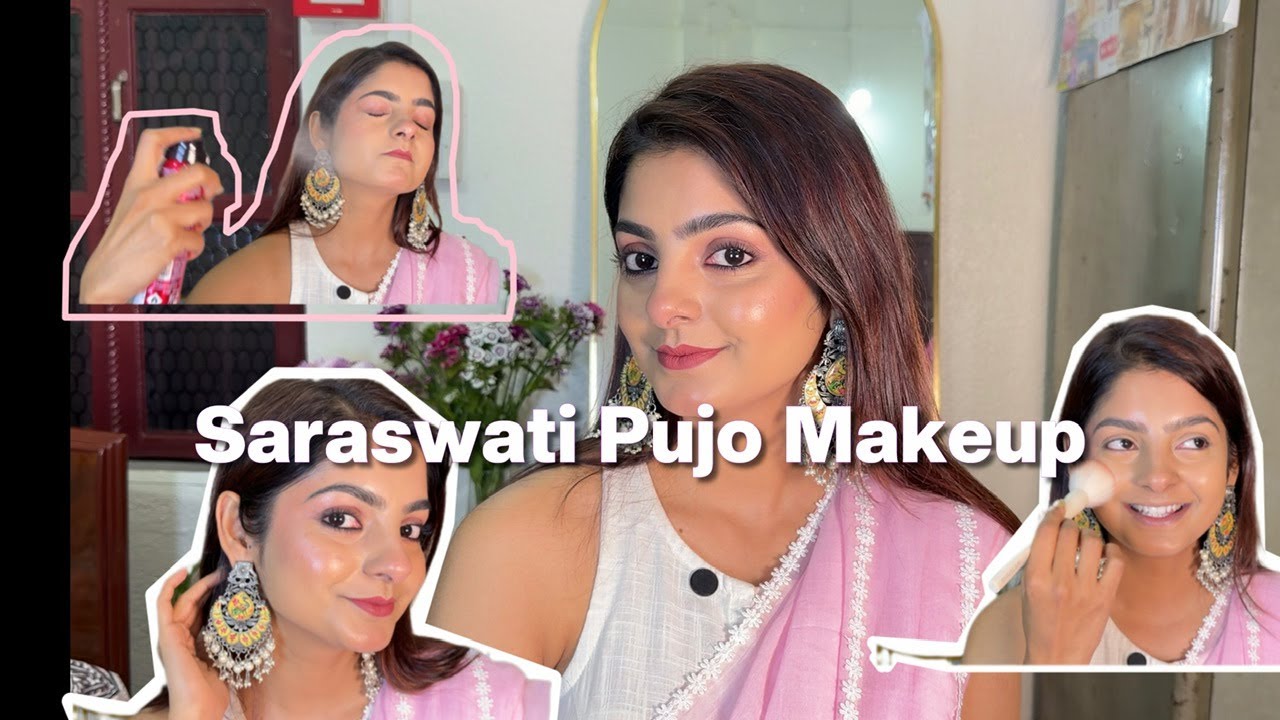 Saraswati Pujo Makeup Look + Chitchat about wedding preparations 🦋