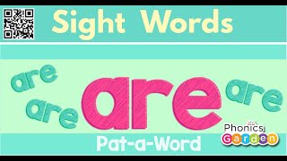 Are Sight Word Sing And Chant Pat-A-Word Phonics Garden
