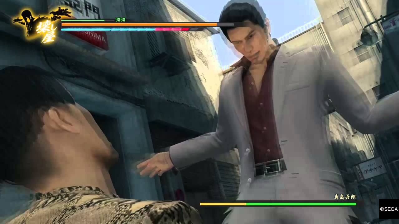 龍が如く 極_どこでも真島 バット持ち YAKUZA YouTube