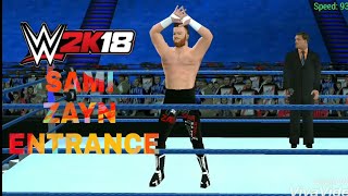 Wwe 2K18 Psp Sami Zayn Entrance