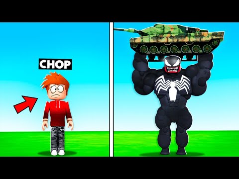 UPGRADING FROM NOOB TO GOD VENOM IN ROBLOX