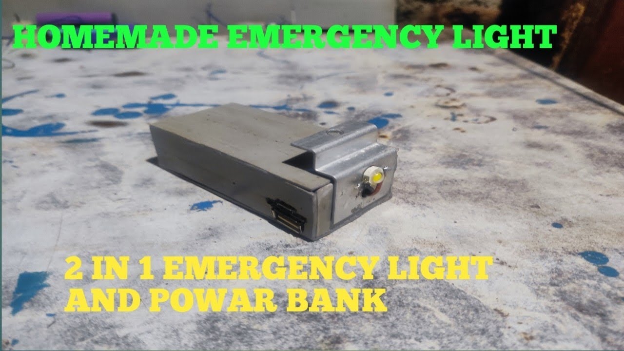 How to make Emergency Light and powar bank