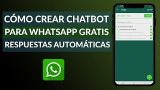 Sospechar baños pintor Cómo Crear un Chatbot para WhatsApp Gratis que de Respuestas Automáticas? -  YouTube