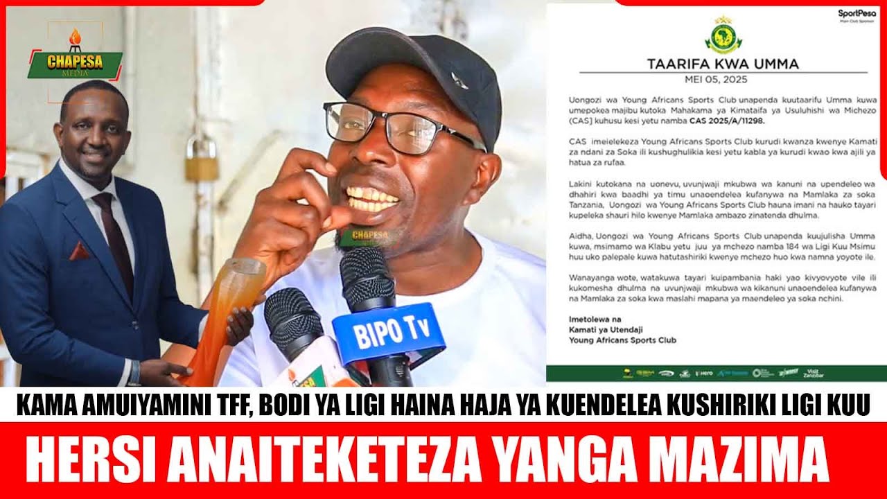 KISUGU AUWASHIA MOTO UONGOZI WA YANGA KISA KAULI CHAFU KWA TFF, BODI YA ...