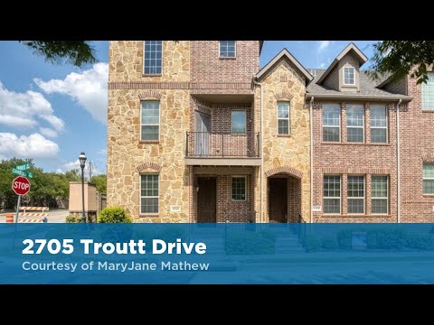 2705 Troutt Drive, Carrollton, TX home video tour