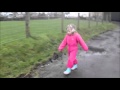 Girl Stuck In The Mud - Puddle Suits From Rain-shine