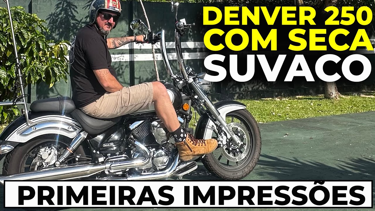 Denver 250 com GUIDÃO SECA SUVACO: Primeiras IMPRESSÕES