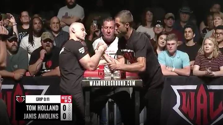 Tom Holland vs. Janis Amolins: World Armwrestling ...