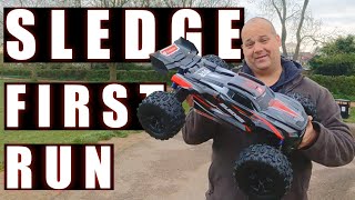 TRAXXAS SLEDGE first run - is it as good as they say Or better!