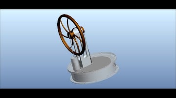 Sterling Engine Model created using Pro/Engineer