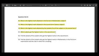 Task 21 | DBMS | First year