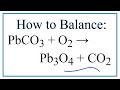 Balancing Chemical Equations