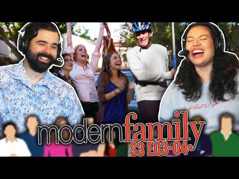 We Watched MODERN FAMILY SEASON 3 EPISODE 3 AND 4 For the FIRST TIME! PHIL ON WIRE