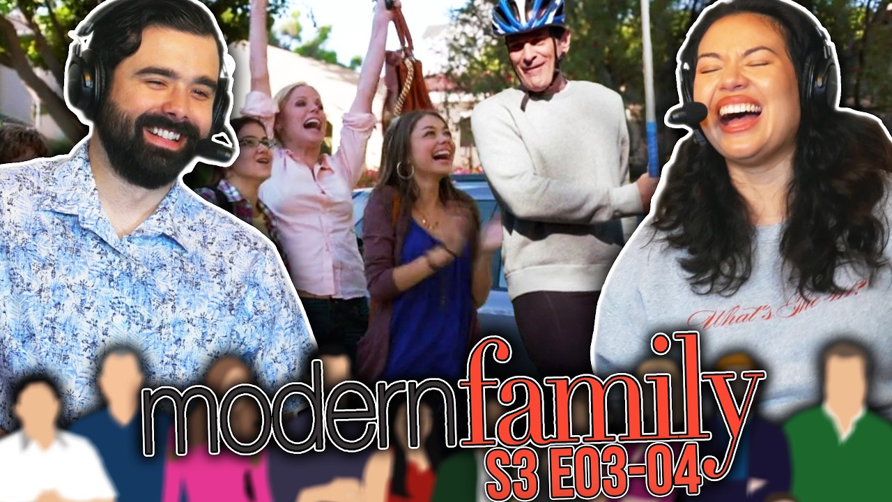 We Watched MODERN FAMILY SEASON 3 EPISODE 3 AND 4 For the FIRST TIME! PHIL ON WIRE