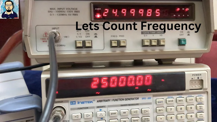 Lets Learn to Count Frequency | How to use a Frequency Counter for Frequency Measurements.