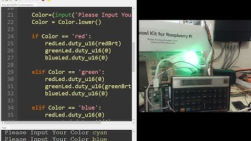 Raspberry Pi Pico W LESSON 12: RGB LED in MicroPython Homework