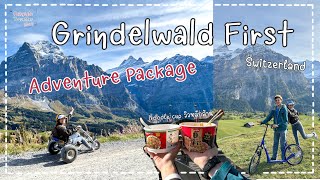 Grindelwald First Adventure | รีวิวactivityที่กรินเดลวัลด์ สวิตเซอร์แลนด์ วิวสวยมากกก