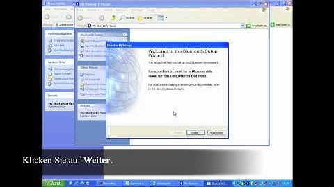 AIWI Verbindungsassistent -Internet Tethering durch Bluetooth (Windows XP)