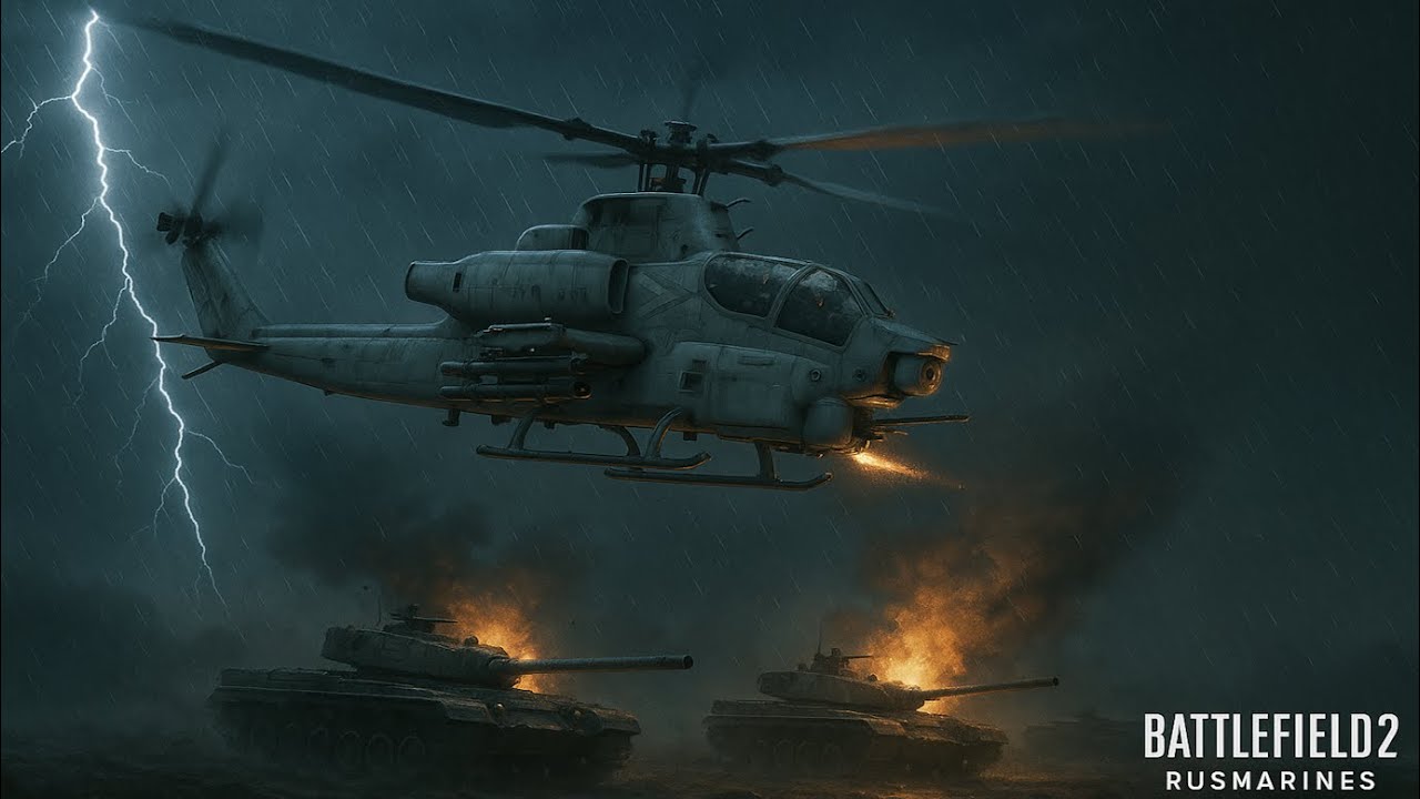 Battlefield 2 RUSmarines 3.9.5 - Game Play Multiplayer (Video Juego para PC)