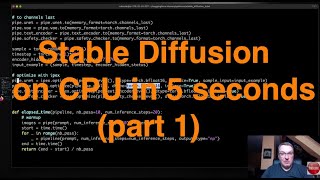 Accelerating Stable Diffusion Inference on Intel CPUs with Hugging Face  (part 1) 🚀 🚀 🚀