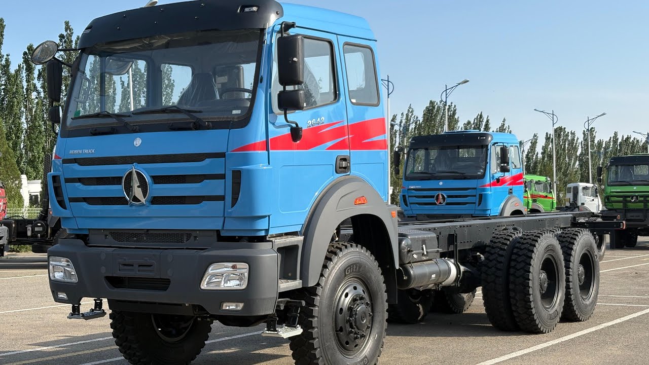 50 T beiben 6x6 truck , 420 Hp engine