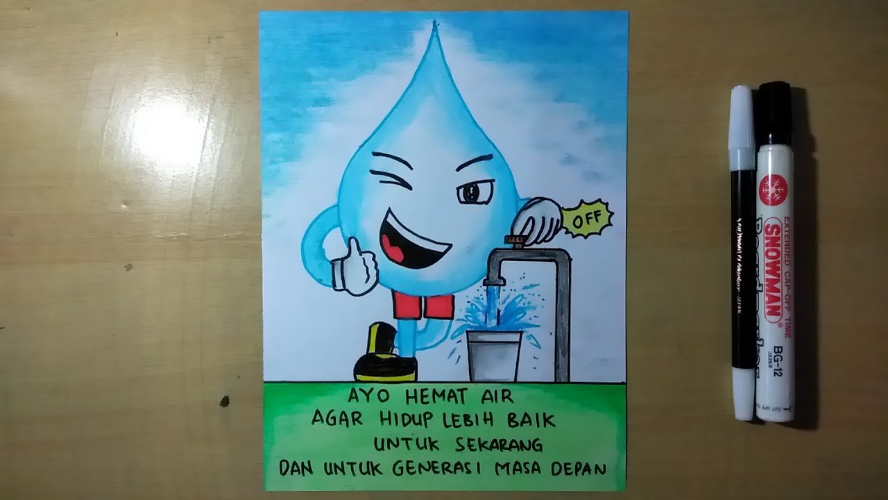 31 Hits Poster Hemat  Air  Yg Mudah Di  Gambar  Terlengkap 