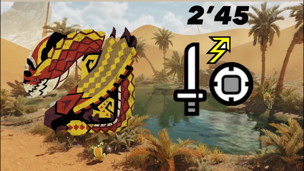 [MHWilds PC] Seregios SnS Solo 2'45