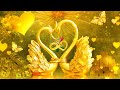 Double golden swan, symbol of fidelity, lasting love, abundant happiness and frequency 423 Hz