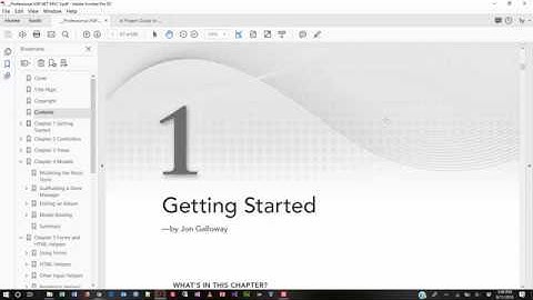 ASP.NET 2 - Chapter 1 Lecture and MVC Music Store - Fall 2018