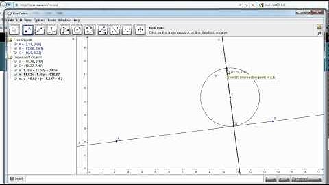 Drawing parallel lines using GEOGEBRA