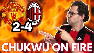 CHUKWUEZE LIKE MESSI! 🔥 Man United 2-4 AC Milan